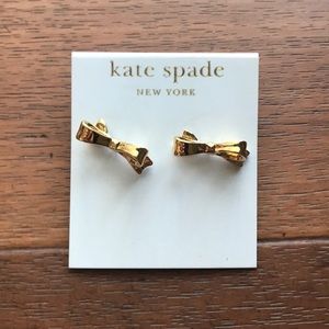 Kate Spade Gold Bow earrings